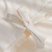 플레인 광목 리본자루형 베개커버