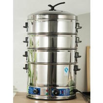 대용량 찜솥 해산물 냄비 스텐 3단 4단 5단 6단, 찐빵40cm+15개16cm찜질+3개개개