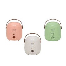 키친아트 KC-200MY 일반밥솥 1인용 크림/멜론/피치 미니 전기밥솥 소형, 멜론