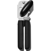 OXO 굿 그립 소프트 핸들 수동 캔 오프너 · 검정색