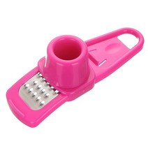 가정용 주방 가제 마늘 그라인더 마늘 프레스 주방 유물 새로운 뜨거운 다기능 마늘 그라인더, 하나, red