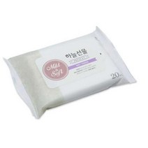 물티슈 20매 두꺼운 유아 아기 두툼한 화장지 용품 두꺼운 고급 물휴지 안전한 대용량