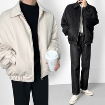 이브컴퍼니 남성 스웨이드 카라 본딩 점퍼 자켓(4color) (4572-1)