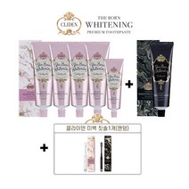 [클라이덴] [싱글 패키지] 미백 더본 화이트닝 치약 130g*5개 + 치약 40g +, 상세 설명 참조