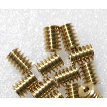 웜기어 베벨기어 저속모터 감속기 W6x10 2A 0.5M 구리 웜 기어 외경 6mm 구멍 1.98mm 길이 10mm 좋은 기계, 01 Worm Gear_01 1.98mm