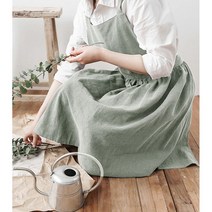 정유미앞치마 모던 원피스 앞치마 어린이집 3가지 타입, C타입, 블루그린
