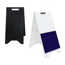 배너 광고판 카페 입간판 철제 A형 입구 안내 스탠드, 화이트(무지)-35-76cm