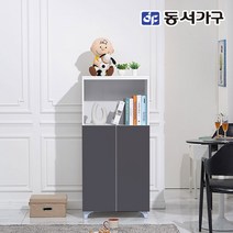 동서가구 네오 룰라 다용도 간편 10가지 칼라 600 주방수납장 NEO801, 연그레이