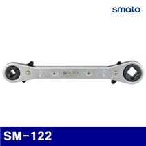 스마토 2204309 냉동라쳇렌치 SM-122 3/16 1/4 5/16 3/8Inch (1EA) 렌찌 수공구 렌치 작업공구 렌치 라쳇, 1