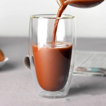 JCF058476투명 커피 머그잔 북유럽 이중유리 예쁜 머그컵 450ml