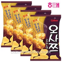 해태제과 오사쯔 60gX4개 과자 간식 스낵 봉지과자