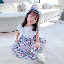 꽃다발 한아름 프릴카라 원피스 아동복 아동원피스 여아원피스 여아옷 여아의류 여자아동복 아동의류 여름원피스 여자아이옷 유아동복 유아원피스