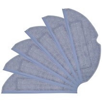 Roborock S7 S7 Plus Microfibre Cloths 용 6 개의 교체 물티슈 팩 Roborock T7 및 T7 플러스 클리닝 크로스, 하나, 보여진 바와 같이