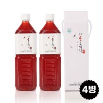 문경몰 문경 무설탕 순오미자 원액 1L 선물세트, 1개입, 4병