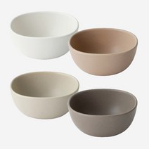 킨토 네스트 볼 13cm 도자기 그릇 4색상, 핑크베이지