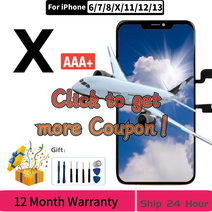 휴대폰 호환 액정수리 LCD교체 ed screens iphone x xr xs max 11 12 13 pro max mini lcd 디스플레이 화면 교체 iphone 6 7 8, 13 미니 인셀