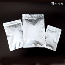 뽁뽁이닷컴 고급 지퍼백 - 페트 은박 양면 지퍼봉투 지퍼팩, 은박 지퍼백 3호(16x25-50매)