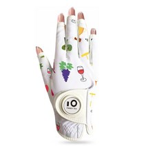 반 손가락 골프 장갑 여성 가죽 볼 마커 여성용 왼손 오른손 착용 액세서리 드롭, [02] M, [04] Type2 Wear on RH