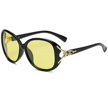 빛번짐안경 야간운전안경 라인 석 야간 투시경 안경 편광 비전 Nocturna 여성 남성 노란색 렌즈 선글라스