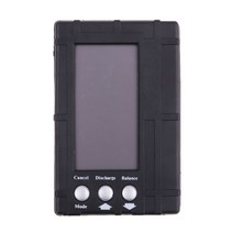 GHSHOP 범용 3-in-1 배터리 밸런서 방전기 및 전압 측정기, 설명, 블랙, 플라스틱