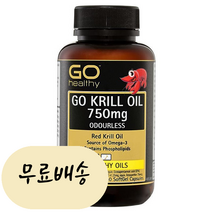 고헬씨 크릴 오일 750mg 60개입 [미국 직배송], 1개, 60개