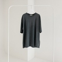 남자 오버핏 실켓 다잉 워싱 데끼 박스 커플반팔티 4컬러