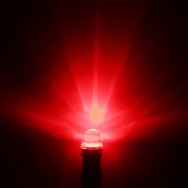 10Pcs 비극성 AC DC 6V 6.3V T4W BA9S H6W LED 핀볼 기계 차량 실내 전구 따뜻한 화이트 블루 레드 그린 앰버 핑크, [04] 빨간