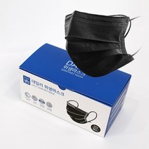 홈에디션명진 데일리 일회용 마스크 50매 X 3개 블랙 국내 검증 완료, 데일리 블랙 50매 3개