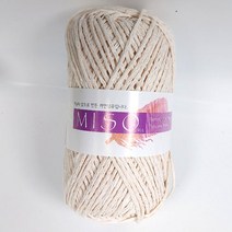 [뜨개마루]﻿ 미소실 MISO 가볍고 뜨기편한 아바카 삼베 면 혼방실, 701 아이보리