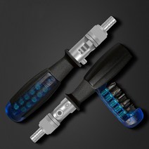 다각도 조절 래칫 스크루 드라이버 S2 소재 방수 및 녹 방지 소형 스크루 드라이버 10 개 비트 스크루 드라이버 세트, 래칫 드라이버