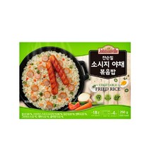 쟌슨빌 소시지 볶음밥 250g 3종 3팩 김치 야채 중화 골라담기 즉석밥 냉동 도시락, 중화볶음밥250g 3팩