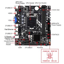 H61 LGA 1155 메인보드 키트 I5 3470 프로세서 및 DDR3 4GB * 2 개 = 8GB PC RAM 1600MHZ 메모리 세트, 한개옵션0