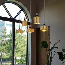 루미안 1등 식탁등 식탁조명 소형/램프포함, 주백색(아이보리)