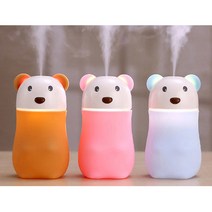1+1 현아몰 애니멀 가습기 ZW-126 미니 휴대용 탁상용 사무실, 1+1 애니멀_토끼옐로우