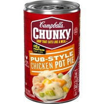 캠벨스 청키 펍-스타일 치킨 팟 파이 수프, 533g, 4개