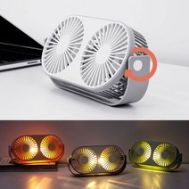 디월스 엘립스빈 충전식 듀얼 휴대용 선풍기 차량선풍기 AQ20W, 핑크(AQ20W)