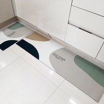 포그램 모던 규조토 주방매트/발매트 씽크대 주방 욕실 화장실 발매트(2size), 러브L (39x120)