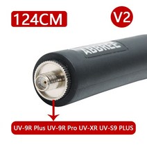 ABBREE 접이식 플랫 스틸 핸드 헬드 라디오 방수 전술 안테나 VHF UHF Baofeng UV-9R Pro Plus 워키 토키, [01] AR-152 antenna