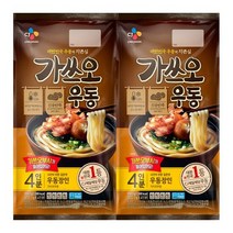CJ 가쓰오우동 4인분 밀키트 일본면요리 933.2g 1세트, 2세트