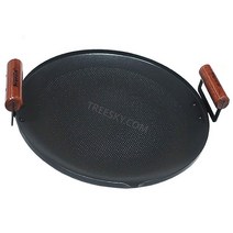 베네치아 캠핑 IH인덕션 탄소강 무쇠 그리들팬-38cm/블랙 구이팬