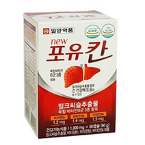 일양약품 간건강기능식품 밀크씨슬 포유칸 180캡슐, 60정, 18개
