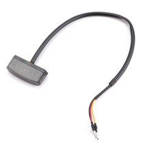 여행트레일러 자전거수레 미니벨로짐받이 애견 오토바이 BJMOTO 12V LED 후면 테일 라이센스 번호판 라이트, 01 Black