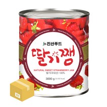 진산푸드 딸기쨈 (딸기 국내산100% 3kg)