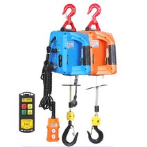 220V 가정용 전동 호이스트 견인기 윈치 크레인 소형, 와이어 컨트롤 500kg 7.6m