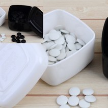 사각 바둑알통 고급바둑알 바둑배우기 바둑입문
