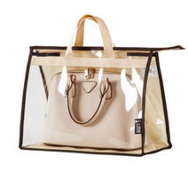 명품 백 가방 핸드백 보관 진열 투명 보관함 정리함 수납함 보관대 정리대 104014, 베이지L