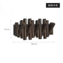 스칸디나비아 원목 코트 랙 벽걸이 입구 후크 바닥 스탠딩 벽 네일프리, 05 A 5 Ticks