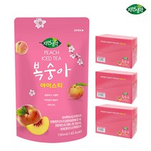 자연생각 아이스티 복숭아 190ml x30팩, 30팩