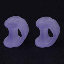 발가락 실리콘 Bunion 가드 분리기 외반증 교정기 손가락 교정 패드 발 관리 도구 1 쌍, [04] 보라색
