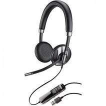 플랜트로닉스 202581-01 유선 헤드셋 실버/블랙, Headset